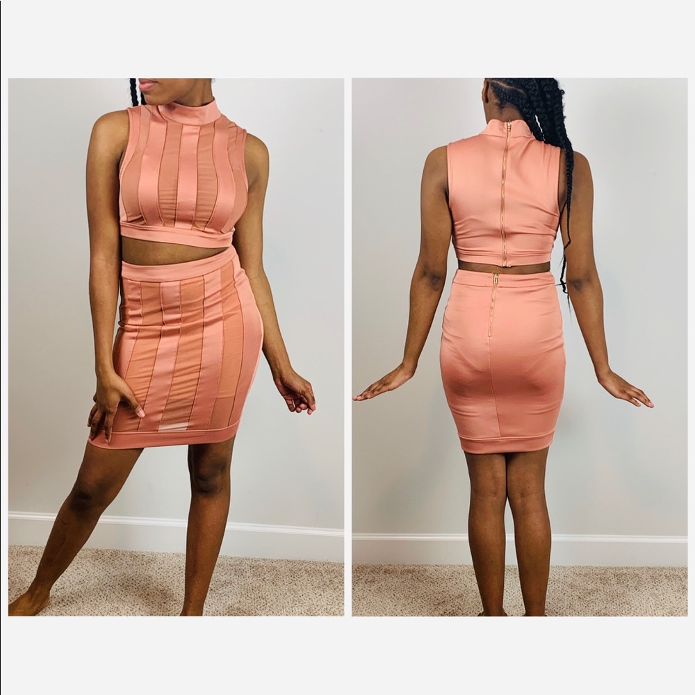 Rose gold two piece